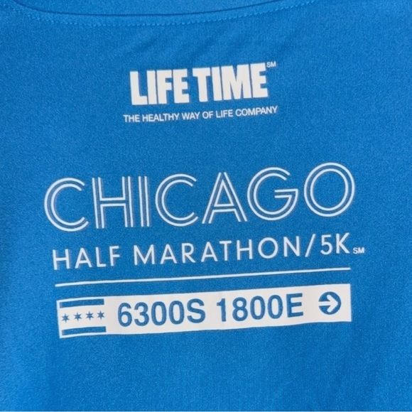 Chicago Half Marathon 2015 Blue Alanic Long-Sleeve Shirt Men’s Size Small EUC - Picture 4 of 16